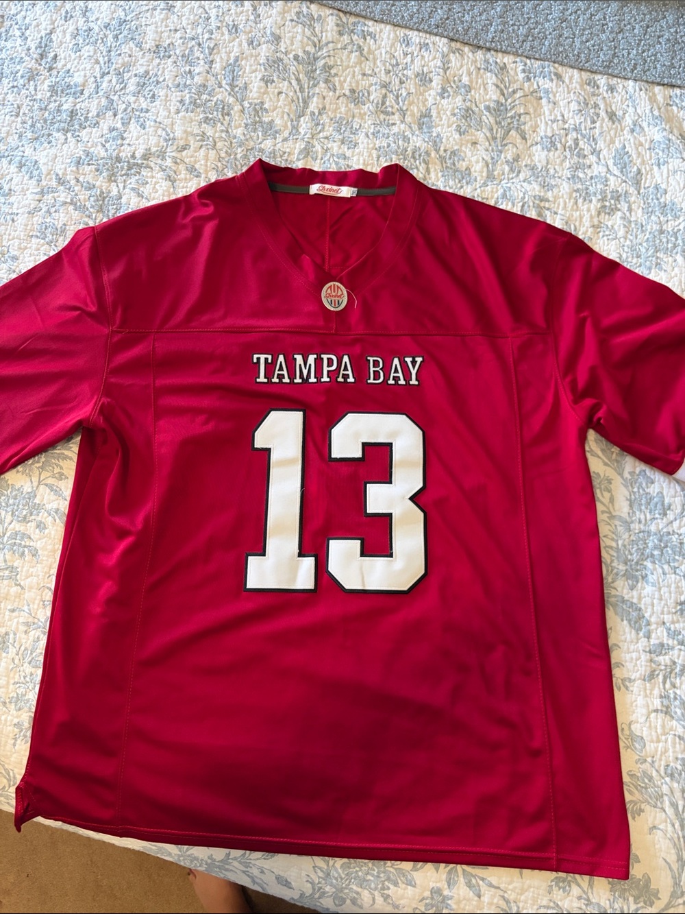 Tampa Bay Red #13 Men's Jersey Shirt